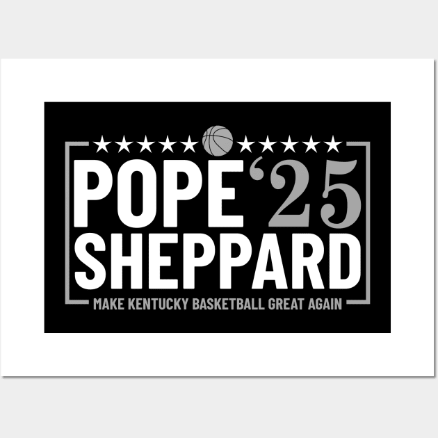 Pope Sheppard '25 Basketball Wall Art by MakgaArt